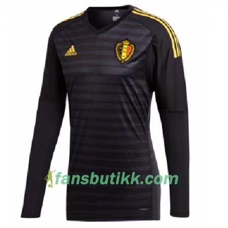 Fotball-VM 2018 Belgia drakt Keeper Hjemmetrøye Langermet