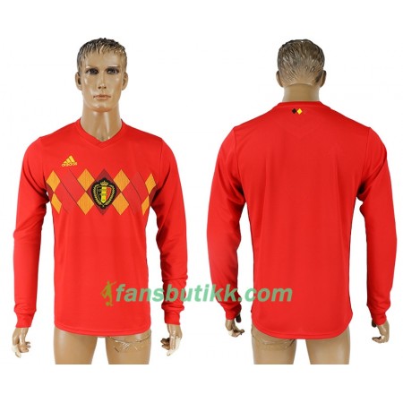 Fotball-VM 2018 Belgia drakt Hjemmetrøye Langermet