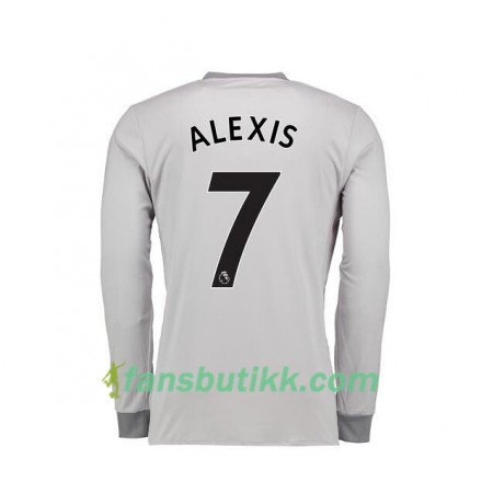 Fotballdrakt Manchester United Alexis Sanchez 7 Tredjetrøye 2017-2018 Langermet