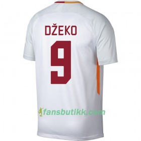 Fotballdrakt AS Roma Dzeko 9 Bortetrøye 2017-2018 Kortermet