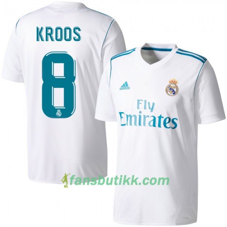 Fotballdrakt Real Madrid Kroos Hjemmetrøye 2017-2018 Kortermet