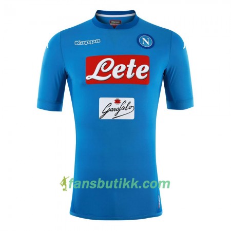 Fotballdrakt SSC Napoli Hjemmetrøye 2017-2018 Kortermet