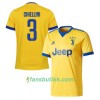 Fotballdrakt Juventus Chiellini 3 Bortetrøye 2017-2018 Kortermet