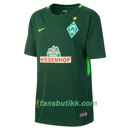 Fotballdrakt Werder Bremen Hjemmetrøye 2017-2018 Kortermet