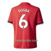 Fotballdrakt Manchester United Pogba 6 Hjemmetrøye 2017-2018 Kortermet