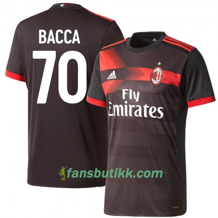 Fotballdrakt AC Milan Bacca 70 Tredjetrøye 2017-2018 Kortermet