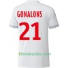 Fotballdrakt Olympique Lyonnais Gonalons Hjemmetrøye 2017-2018 Kortermet
