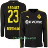 Fotballdrakt Borussia Dortmund Kagawa 23 Bortetrøye 2017-2018 Langermet