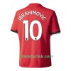 Fotballdrakt Manchester United Ibrahimovic 10 Hjemmetrøye 2017-2018 Kortermet