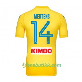 Fotballdrakt SSC Napoli Mertens 14 Bortetrøye 2017-2018 Kortermet