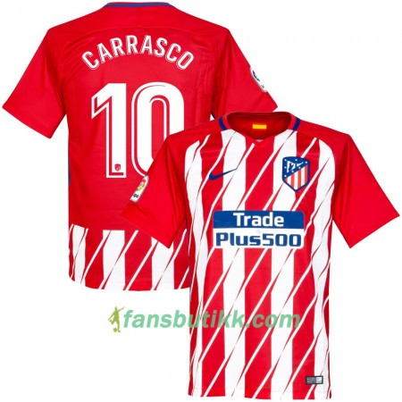 Fotballdrakt Atlético Madrid Carrasco 10 Hjemmetrøye 2017-2018 Kortermet
