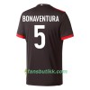 Fotballdrakt AC Milan Bonaventura 5 Tredjetrøye 2017-2018 Kortermet