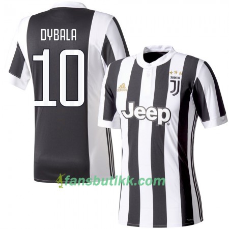 Fotballdrakt Juventus Dybala 10 Hjemmetrøye 2017-2018 Kortermet