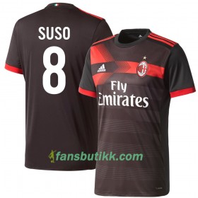 Fotballdrakt AC Milan Suso 8 Tredjetrøye 2017-2018 Kortermet