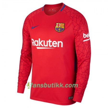 Fotballdrakt FC Barcelona Keeper Bortetrøye 2017-2018 Langermet 