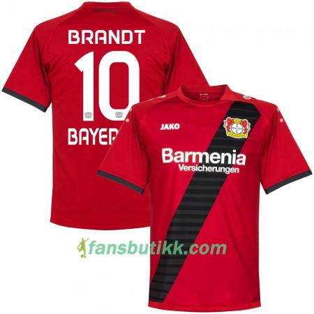 Fotballdrakt Bayer 04 Leverkusen Brandt 10 Bortetrøye 2017-2018 Kortermet