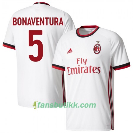 Fotballdrakt AC Milan Bonaventura 5 Bortetrøye 2017-2018 Kortermet