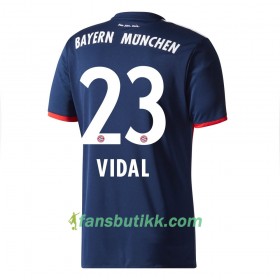 Fotballdrakt FC Bayern München Vidal 23 Bortetrøye 2017-2018 Kortermet