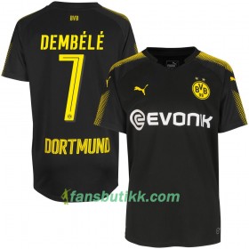 Fotballdrakt Borussia Dortmund Dembélé 7 Bortetrøye 2017-2018 Kortermet