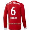 Fotballdrakt FC Bayern München Thiago 6 Hjemmetrøye 2017-2018 Langermet