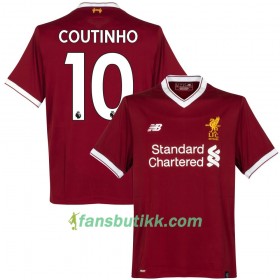Fotballdrakt Liverpool Coutinho Hjemmetrøye 2017-2018 Kortermet