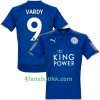 Fotballdrakt Leicester City Vardy Hjemmetrøye 2017-2018 Kortermet