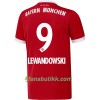 Fotballdrakt FC Bayern München Lewandowski 9 Hjemmetrøye 2017-2018 Kortermet