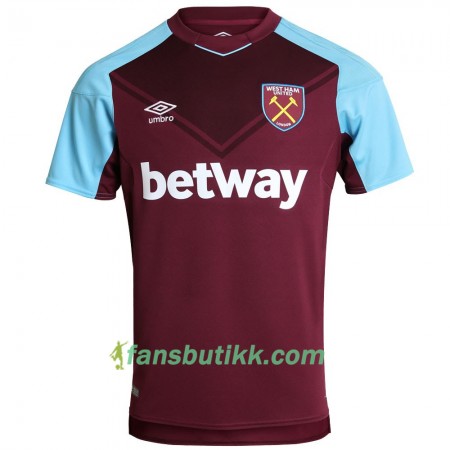 Fotballdrakt West Ham United Hjemmetrøye 2017-2018 Kortermet