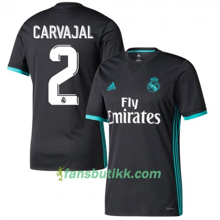 Fotballdrakt Real Madrid Carvajal Bortetrøye 2017-2018 Kortermet