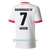 Fotballdrakt Hamburger SV Wood 7 Hjemmetrøye 2017-2018 Kortermet