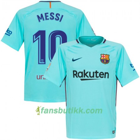 Fotballdrakt FC Barcelona Messi 10 Bortetrøye 2017-2018 Kortermet
