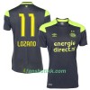Fotballdrakt PSV Lozano 11 Bortetrøye 2017-2018 Kortermet