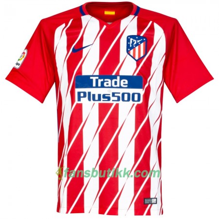 Fotballdrakt Atlético Madrid Hjemmetrøye 2017-2018 Kortermet