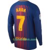 Fotballdrakt FC Barcelona Arda Hjemmetrøye 2017-2018 Langermet