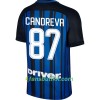 Fotballdrakt Inter Candreva 87 Hjemmetrøye 2017-2018 Kortermet