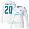 Fotballdrakt Real Madrid Asensio Hjemmetrøye 2017-2018 Langermet