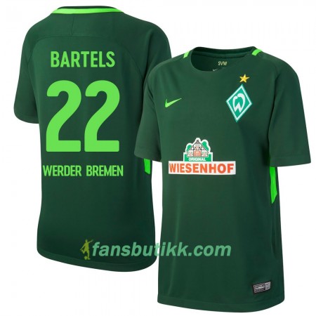 Fotballdrakt Werder Bremen Bartels 22 Hjemmetrøye 2017-2018 Kortermet