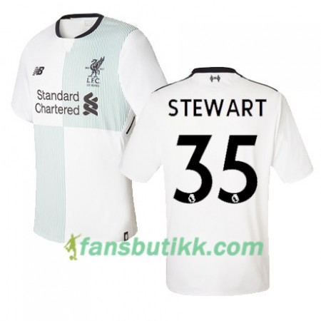 Fotballdrakt Liverpool STEWART 35 Bortetrøye 2017-2018 Kortermet