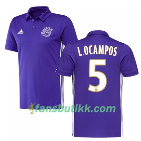 Fotballdrakt Olympique de Marseille LUCAS OCAMPOS 5 Tredjetrøye 2017-2018 Kortermet