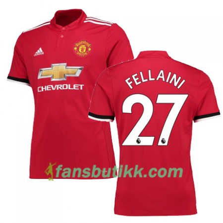 Fotballdrakt Manchester United FELLAINI 27 Hjemmetrøye 2017-2018 Kortermet