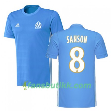 Fotballdrakt Olympique de Marseille Morgan Sanson 8 Bortetrøye 2017-2018 Kortermet