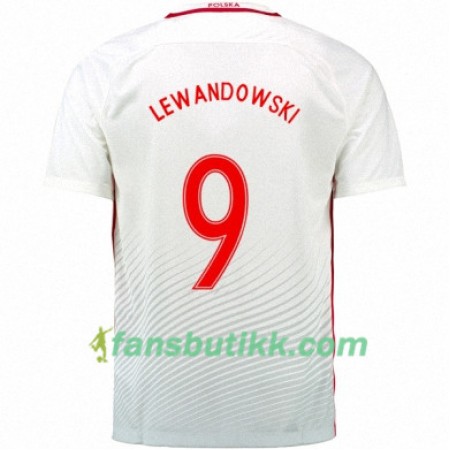 Fotballdrakt Polen ROBERT LEWANDOWSKI Hjemmetrøye Euro 2016