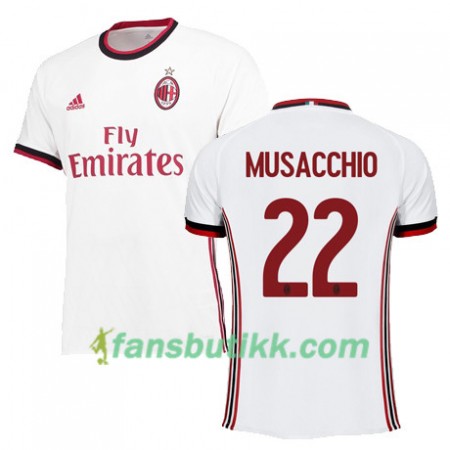Fotballdrakt AC Milan MUSACCHIO 22 Bortetrøye 2017-2018 Kortermet