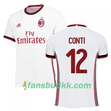 Fotballdrakt AC Milan CONTI 12 Bortetrøye 2017-2018 Kortermet