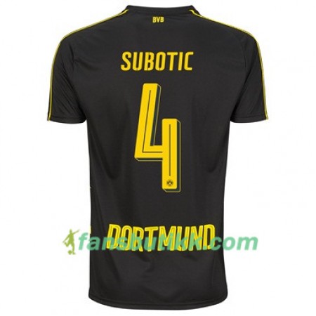 Fotballdrakt Borussia Dortmund SUBOTIC 4 Bortetrøye 2017-2018 Kortermet
