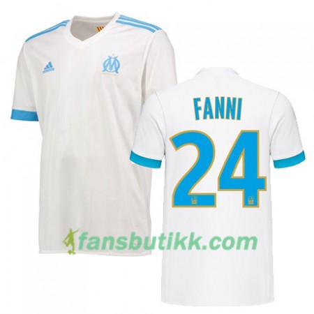Fotballdrakt Olympique de Marseille ROD FANNI 24 Hjemmetrøye 2017-2018 Kortermet