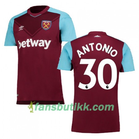 Fotballdrakt West Ham United ANTONIO Hjemmetrøye 2017-2018 Kortermet