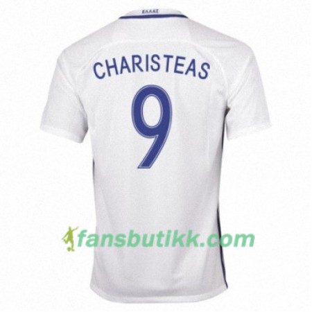 Fotballdrakt Hellas ANGELOS CHARISTEAS Hjemmetrøye 2016/17 Kortermet