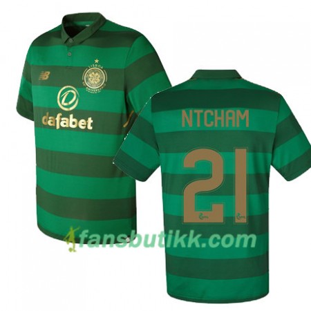 Fotballdrakt Celtic FC OLIVIER NTCHAM Bortetrøye 2017-2018 Kortermet