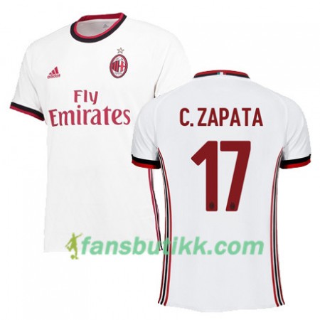 Fotballdrakt AC Milan ZAPATA 17 Bortetrøye 2017-2018 Kortermet